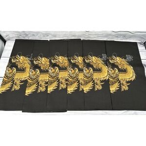 LOT OF 6 VINTAGE 100% COTTON BANDANAS‎ / HANKERCHIEFS-MULTI COLOR-BRAND NEW  *17